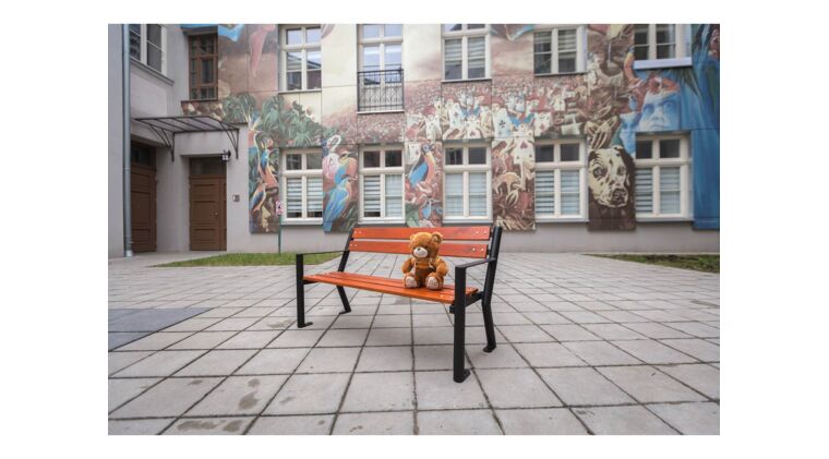 Children's bench with armrest - 50145_7.jpg