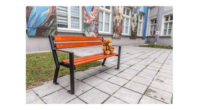 Children's bench with armrest - 50145_8.jpg